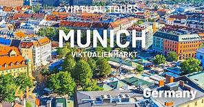 VIKTUALIENMARKT MUNICH Walking Tour 🇩🇪 Germany 4k Walk Travel Tour