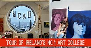 NCAD - A COMPREHENSIVE TOUR / VLOG (Irelands No.1 Art College: The National College of Art & Design)