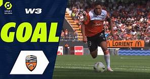 Goal Laurent ABERGEL (9' - FCL) FC LORIENT - LOSC LILLE (4-1) 23/24