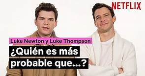 QUIÉN ES MÁS PROBABLE QUE... con Luke Newton y Luke Thompson | Los Bridgerton | Netflix España