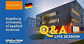 Augsburg University of Applied Sciences - Study in Europe | Programs, Admission, Scholarships | Q&A