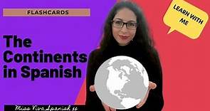 Continents in Spanish | Learn Spanish Vocabulary | Spanish for beginners
