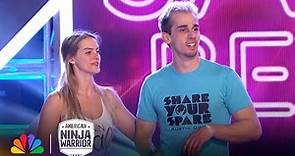 Austin Gray and Jaelyn Bennett Run the Extended Course | American Ninja Warrior Couple's Special