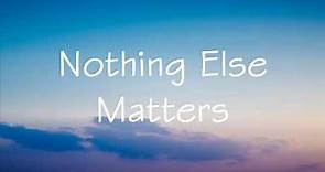 Miley Cyrus - Nothing Else Matters (Lyrics) , WATT, Elton John, Yo-Yo Ma, Robert Trujillo,Chad Smith