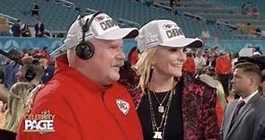 Andy Reid Celebrated With His "Trophy Wife" After The Big Game | Celebrity Page