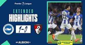 Extended PL Highlights: Albion 1 Bournemouth 0