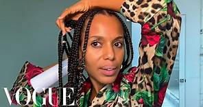 Kerry Washington's Guide to Foolproof Eyeliner and a Bold Red Lip | Beauty Secrets | Vogue