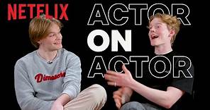 Actor on Actor with Lucas Lynggaard Tønnesen and David Stakston | Netflix