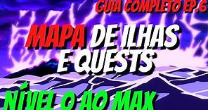 MAPA DAS ILHAS E QUESTS DO NÍVEL 0 AO MAX | GUIA COMPLETO EP.6 | GRAND PIECE ONLINE | ROBLOX