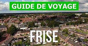 Frise, Pays-Bas | Ville de Leeuwarden, Drachten, Harlingen | Drone 4k vidéo | Province de Frise