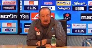 Rafa Benitez presenta Inter-Napoli in conferenza stampa