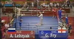 Aleksandr Lebziak (RUS) vs. Courtney Fry (ENG) European Boxing Championships 1998 Final (81kg)