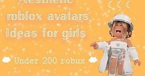 Cute Aesthetic Roblox Avatar ideas! Under 250 Robux!