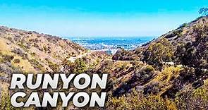 Hiking Runyon Canyon, Los Angeles in Hollywood, CA