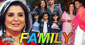 Farah Khan Family With Parents, Husband, Son, Daughter, Brother and Biography