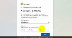 How to Create a Hotmail Account
