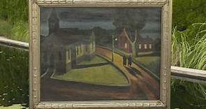 Max Arthur Cohn "Night Scene" Oil, ca. 1935