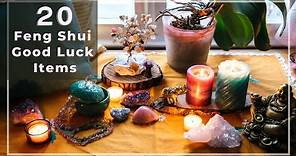 20 feng shui good luck items to display at home