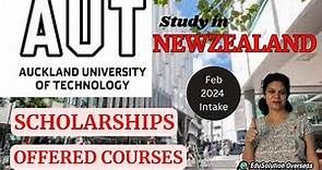 Auckland University of Technology, Newzealand | AUT International Scholarship, Course Programs | AUT