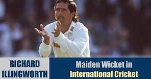 RICHARD ILLINGWORTH | First International Wicket | 1st ODI @ Edgbaston | WI tour of ENG 1991