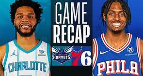 Game Recap: 76ers 121, Hornets 114