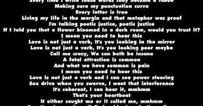 Kendrick Lamar Ft. Drake - Poetic Justice - Lyrics