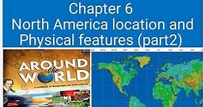 class 6 geography chapter 6 North America Location and Physical features