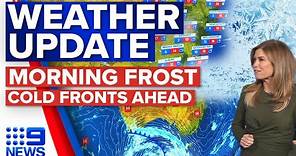 Australian Weather Forecast: Rain and Temperature Outlook - June 15 | 9 News Australia