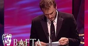 Heath Ledger Accepts the Adapted Screenplay Award for Brokeback Mountain in 2006