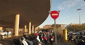 Sevilla - Santa Justa Train Station in Seville Spain