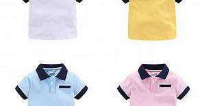 Mud Kingdom Toddler Boys Summer Polo Shirts Plain