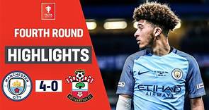 Unstoppable Jadon Sancho 🔥 | Manchester City 4-0 Southampton | Fourth Round | FA Youth Cup 16/17