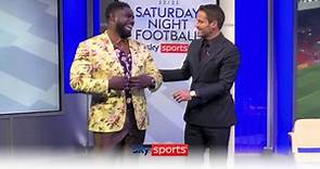 Micah Richards wears questionable suit designed by Jamie Redknapp | 'I can't take him seriously'
