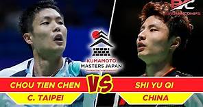 Chou Tien Chen vs Shi Yu Qi | 周天成 vs 石宇奇 | 2023年日本熊本羽毛球大師賽 | Kumamoto Masters Japan 2023 SF