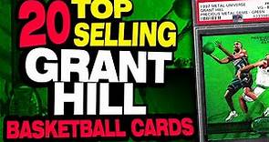 20 Top Selling Grant Hill Basketball Cards w/ Rookie Cards