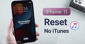 How to Reset Disabled iPhone 11 without iTunes (2 Methods)