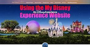 Disney World Website Overview and Linking A Hotel Reservation