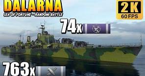 Super destroyer Dalarna - Fearless gunboat