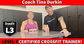 Coach Tina Durkin - Level 3 Trainer