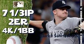 Clarke Schmidt | Sep 3, 8, 2022 | MLB highlights