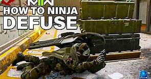 How to Ninja Defuse on Modern Warfare 2 (Best Ninja Class Setup)