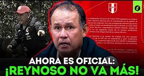FPF anuncia la SALIDA OFICIAL de JUAN REYNOSO de la SELECCIÓN PERUANA | Depor