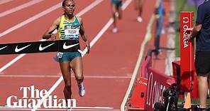 Gudaf Tsegay breaks women's 5000m world record by nearly five seconds