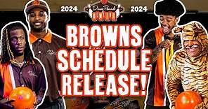 2024 CLEVELAND BROWNS SCHEDULE RELEASE