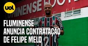 FELIPE MELO no FLUMINENSE: Clube anuncia contratação do volante ex-Palmeiras