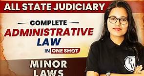 Administrative Law (One Shot) | Minor Law | All State Judiciary Exam