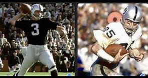 DARYLE LAMONICA TO FRED BILETNIKOFF "NFL ULTIMATE CONNECTIONS" (OAKLAND RAIDERS 1967-1973)