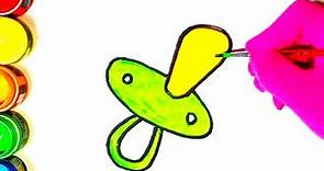 Comment dessiner une sucette bébé sucette #62 Livre de coloriage pour les enfants