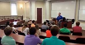 Christopher Newport University campus tour & admission interviews - August 2014