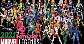 2021: Every Female Marvel Legends of 2021 Action Figures Compilation List